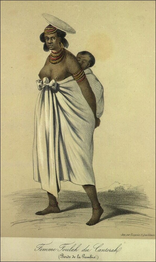 Femme Foulah du Cantorah. Bords de la Gambie