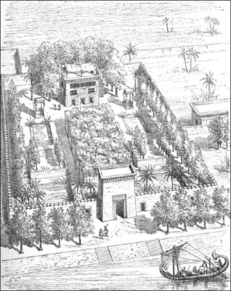 Bird’s-eye view of a villa, restored by Ch. Chipiz