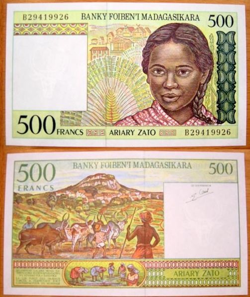 Madagaskar-500Francs