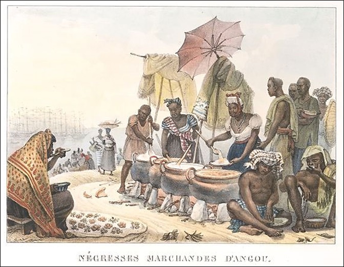 Nègresses marchandes d'angou; Fours à chaux