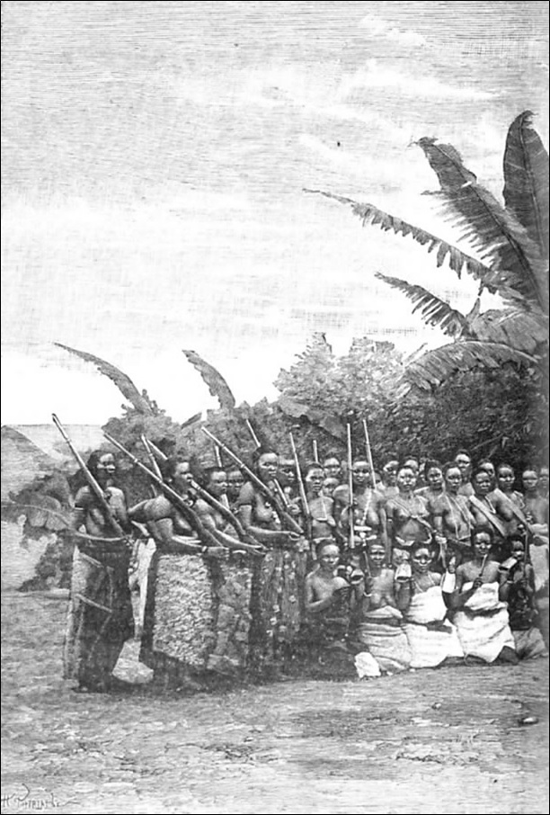 The amazons of Toffa’s court