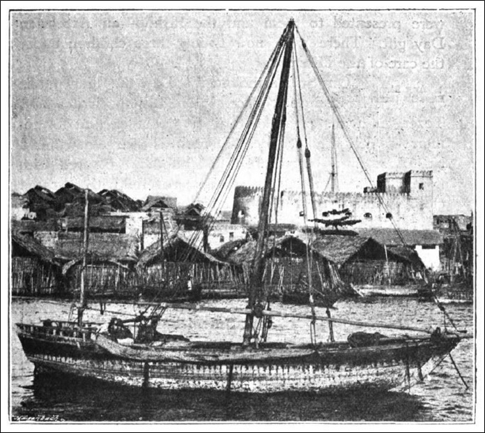 An Arab slave dhow
