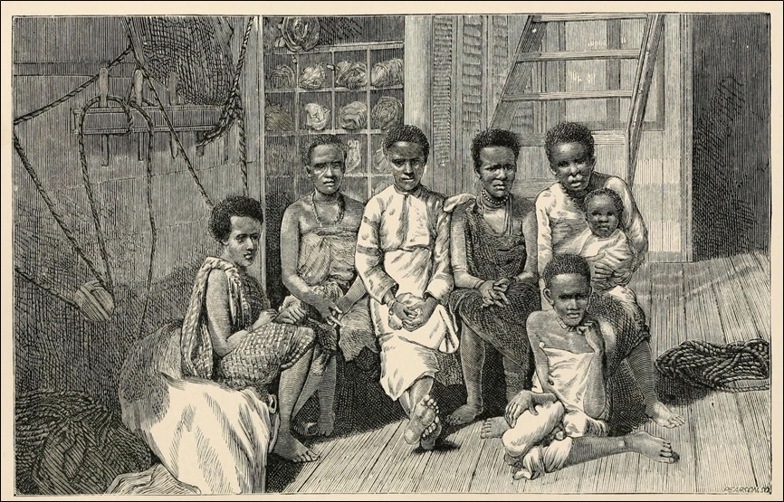 Group of Galla women liberated by H.M.S. “Daphne”