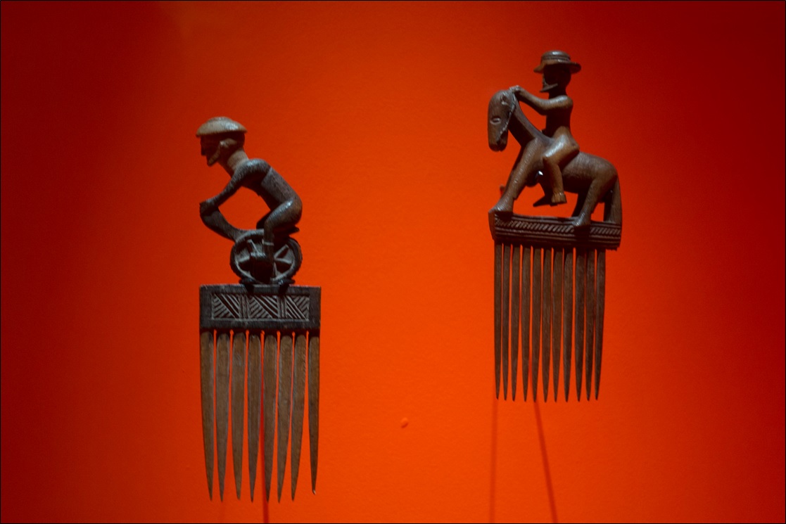 Carved African combs
