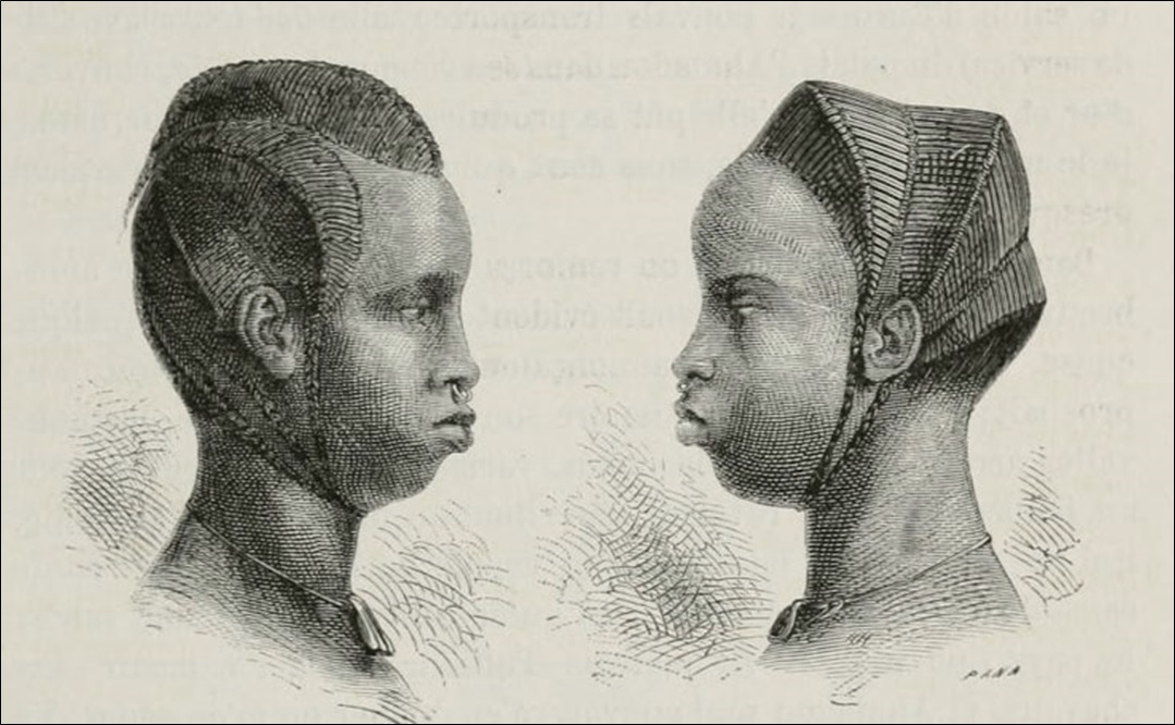 Hairstyles and Nasal Ring of Bambara Women