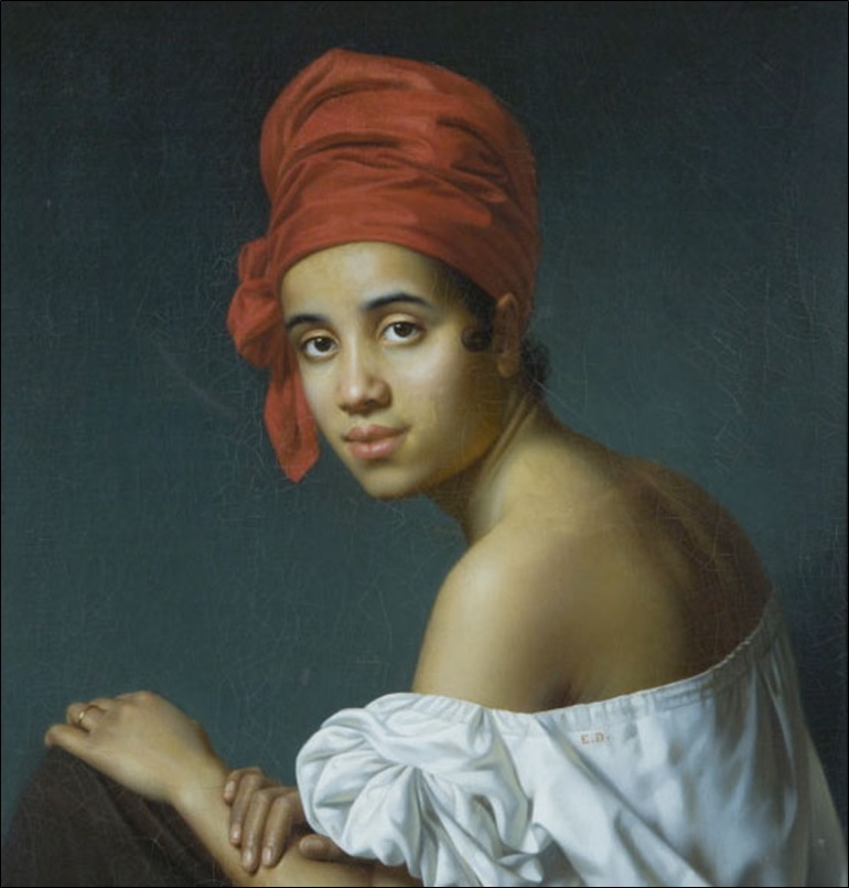 Creole in a red turban