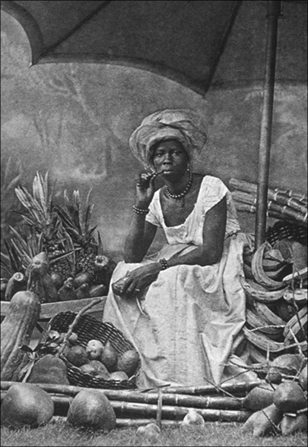 Black saleswoman of fruits. Rio de Janeiro (1870)
