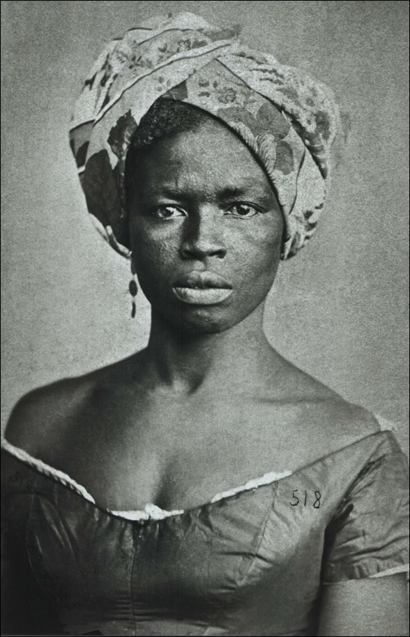 Photo of black woman with turban.