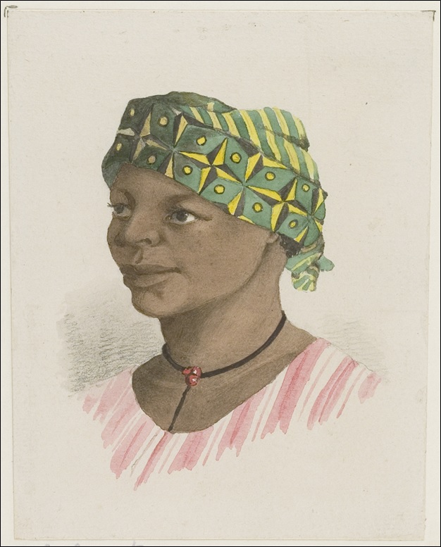 Woman with headscarf