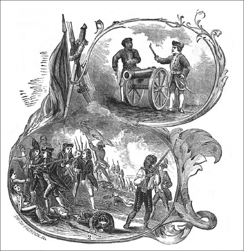Peter Salem, the colored American at Bunker Hill