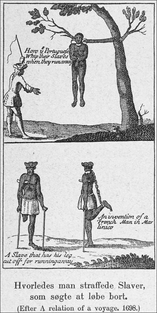 How to punish slaves who tried to run away