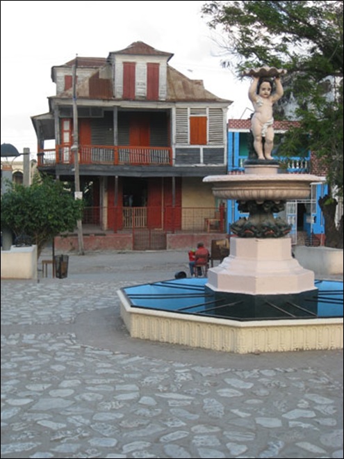 A two-story house