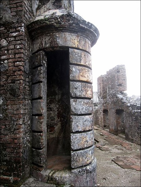 Citadelle La Ferrière, Haiti. Sentry post