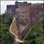 Citadelle Laferrière aerial view from an Army UH-60 Blackhawk during operation Unified Response