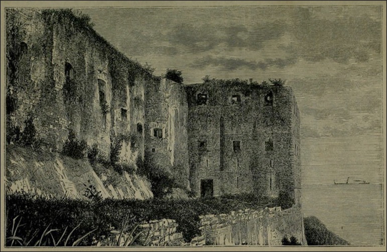 La citadelle Laferrière, vue prise au prise au pied des murailles