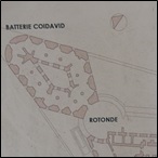 Photo of floor plan of Citadelle Laferrière in Milot, Haiti.