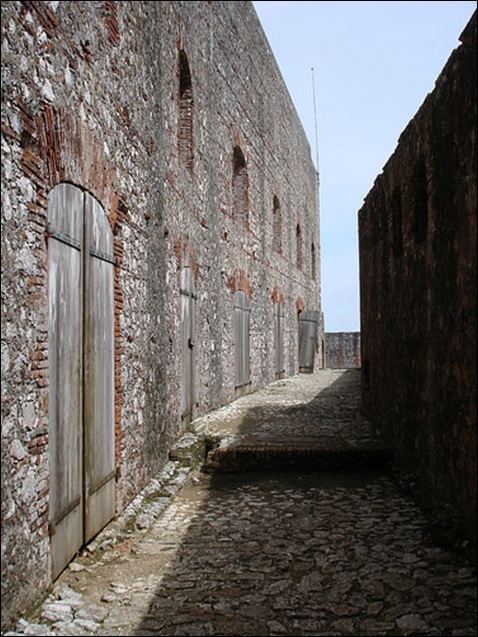 The Citadelle Laferrière corridor of doors