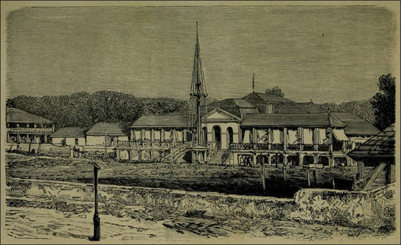 Ruines du Palais-National incendié par le president S. Salnave en 1868