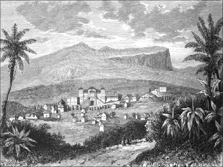 Le morne du Bonnet-à-l’Evèque et le palais de Sane-Souci, à Milot