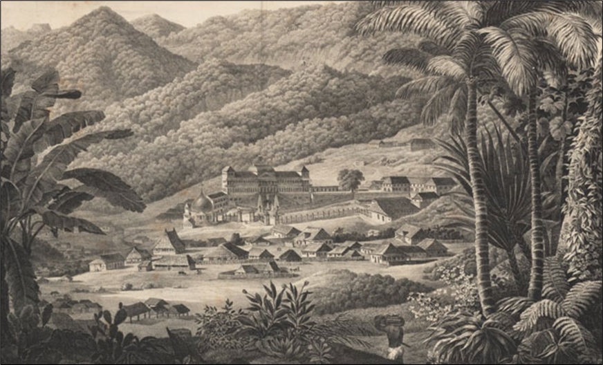 "Sanssouci, Lustschloss des Königs Christoph auf Hayti"